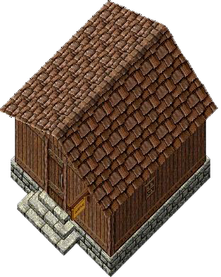 Small wooden house